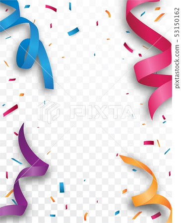 confetti, background, vector 53150162