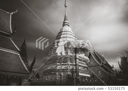 Wat Doi Suthep golden stupa, Chiang Mai, Thailand Wat Doi Suthep golden stupa, Chiang Mai, Thailand 53150175