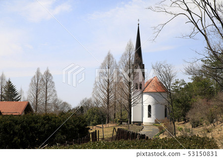 Germany church chapel rural church bavaria village 53150831