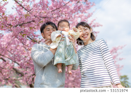 櫻花和家庭照片 櫻花和家庭照片 53151974