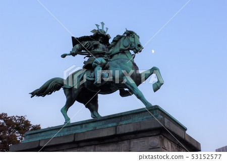 Masashige Tsuji圖像皇宮日本東京日比谷武藏銅像 53152577