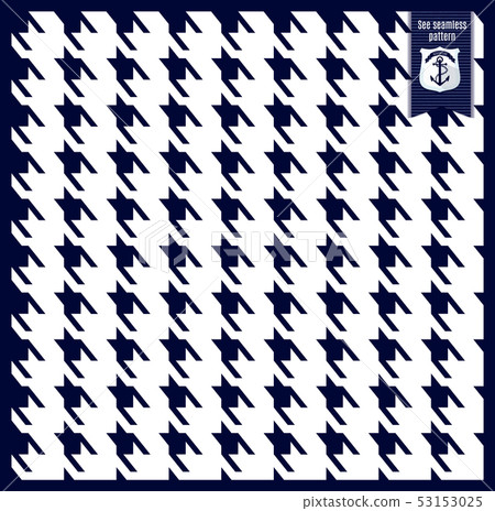 Seamless fashion pattern. Dog toth color texture. 53153025