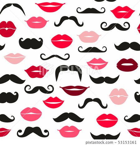 Ladies and gentlemen seamless pattern. Ladies and gentlemen seamless pattern. 53153161