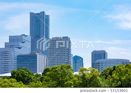 (神奈川縣 - 城市風景)橫濱港未來1號的辦公樓 (神奈川縣 - 城市風景)橫濱港未來1號的辦公樓 53153601