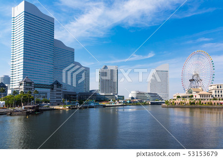 （神奈川縣 - 都市風景）Minato Mirai都市風景2在藍天下 53153679