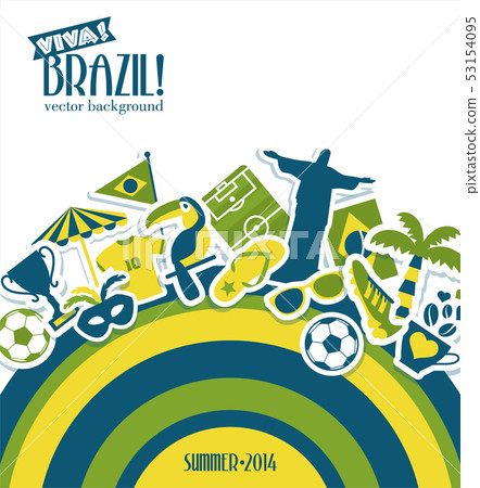 Vector Illustration of Brazil Vector Illustration of Brazil 53154095