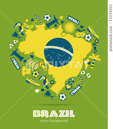 Vector Illustration of Brazil Vector Illustration of Brazil 53154201