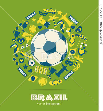 Vector Illustration of Brazil 53154202