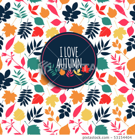 Autumn seamless pattern. Autumn seamless pattern. 53154404