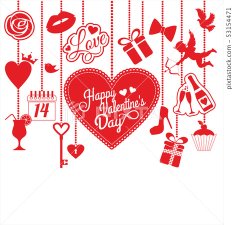 Valentine background 53154471