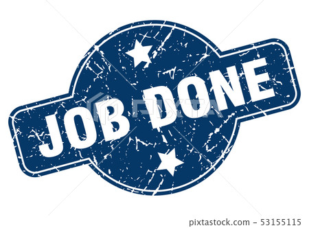 job done sign 53155115