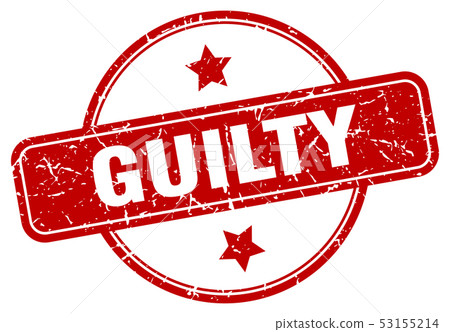guilty sign - Stock Illustration [53155214] - PIXTA