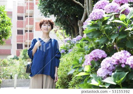 Women travel Short trip walk walk alone Women travel Short trip walk walk alone 53155392