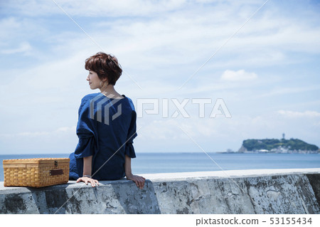 女人旅行海湘南短途旅行步行獨奏之旅 53155434