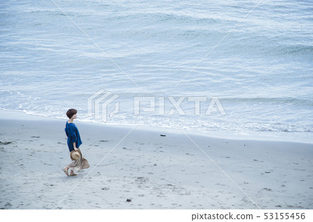 Woman Travel Sea Shonan Short trip Walk Walk Solo trip Woman Travel Sea Shonan Short trip Walk Walk Solo trip 53155456