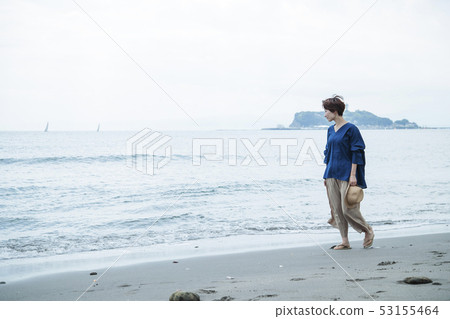 女人旅行海湘南短途旅行步行獨奏之旅 53155464