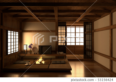 Most Beautiful Design Interior Design Living Room Stock Illustration 53156424 Pixta