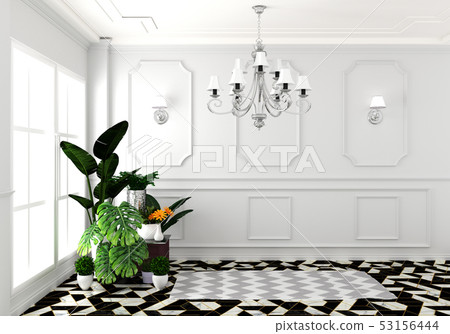 Interior living luxury classic style, decoration Interior living luxury classic style, decoration 53156444