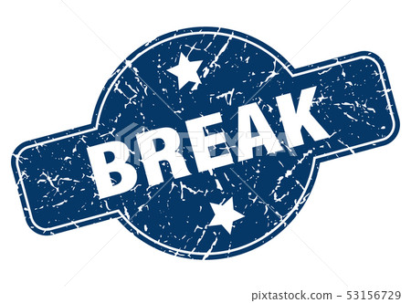 break sign - Stock Illustration [53156729] - PIXTA