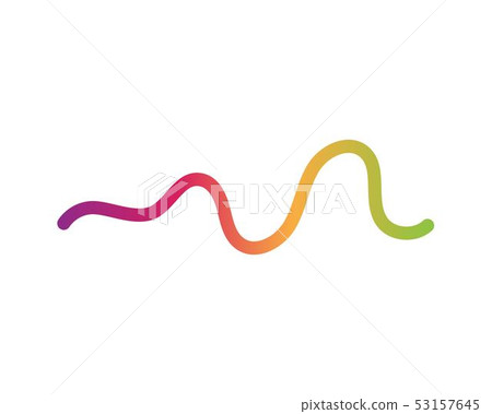 Sound waves vector illustration 53157645