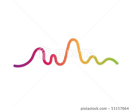 Sound waves vector illustration Sound waves vector illustration 53157664