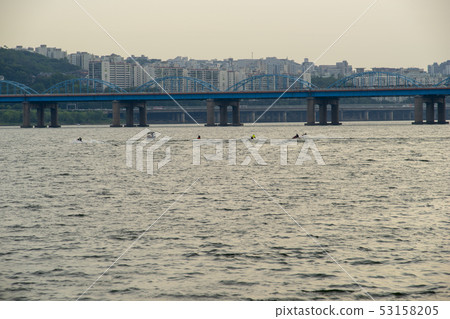Yongsan Bridge, Yongsan-gu, Dongjak-gu, Han River, Seoul Yongsan Bridge, Yongsan-gu, Dongjak-gu, Han River, Seoul 53158205