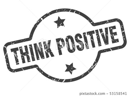 think positive sign - Stock Illustration [53158541] - PIXTA