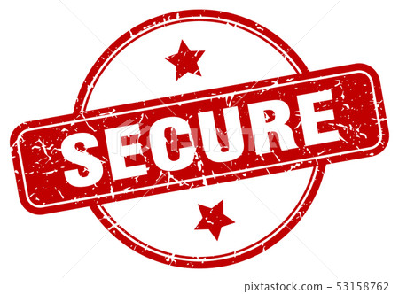 secure sign - Stock Illustration [53158762] - PIXTA
