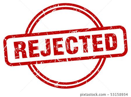 rejected grunge stamp 53158934