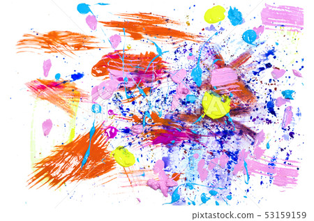 Abstract grunge acrylic hand painted background. - Stock Illustration ...