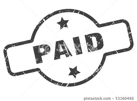 paid sign - Stock Illustration [53160488] - PIXTA