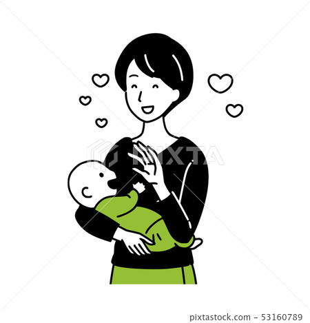 Mothers to baby 53160789