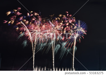 Ryukyu fireworks display 53163275