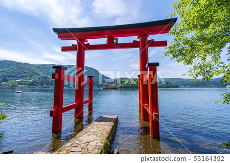 神奈川縣箱根神社和平鳥居 53164392