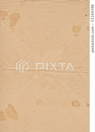 Texture old paper with traces of scuffs and stains 53164396
