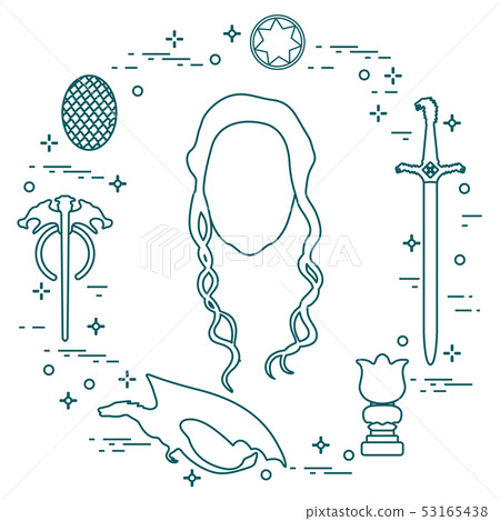 Symbols of the fantasy television series 53165438
