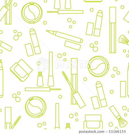 Seamless pattern of decorative cosmetics Seamless pattern of decorative cosmetics 53166155