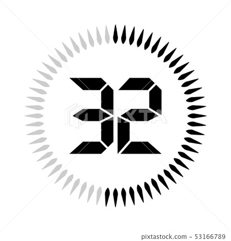 The minutes or seconds timer The minutes or seconds timer 53166789