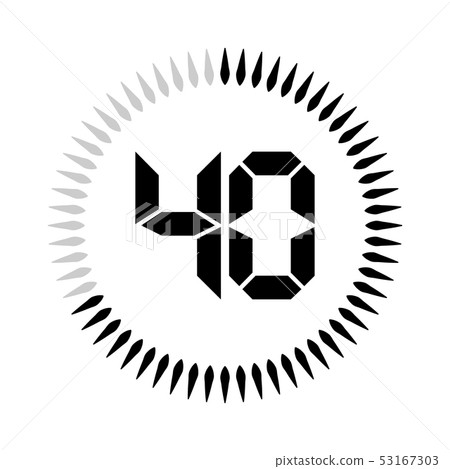 The minutes or seconds timer The minutes or seconds timer 53167303