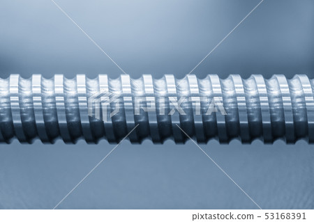 Close-up of the lead screw parts of the CNC 53168391