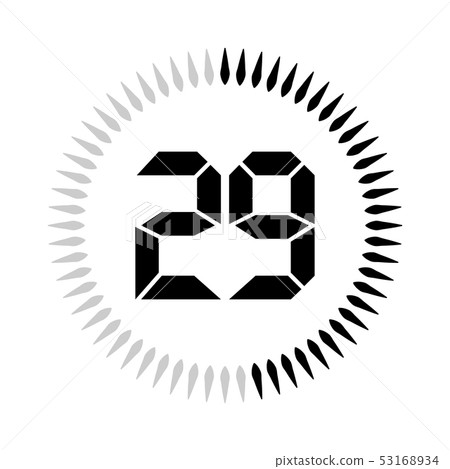 The minutes or seconds timer The minutes or seconds timer 53168934