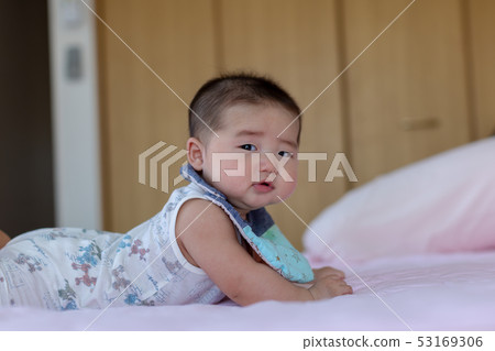 A lying baby 53169306