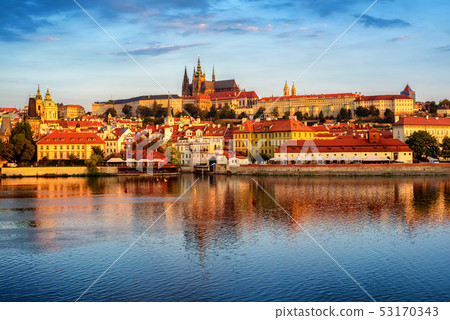 Prague Old Town, Czech Republic, on sunrise Prague Old Town, Czech Republic, on sunrise 53170343