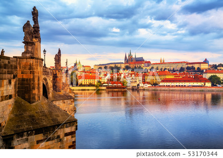 Prague Old Town, Czech Republic, on sunrise Prague Old Town, Czech Republic, on sunrise 53170344