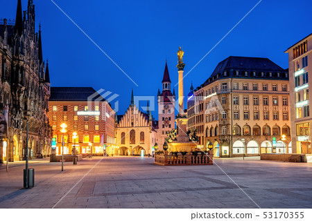 Munich, Marienplatz and the Old Town, Germany 53170355