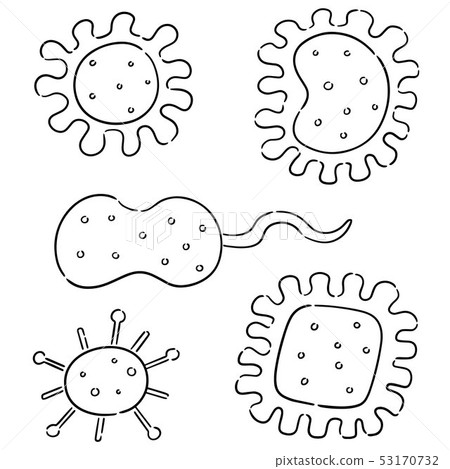 vector set of bacteria vector set of bacteria 53170732
