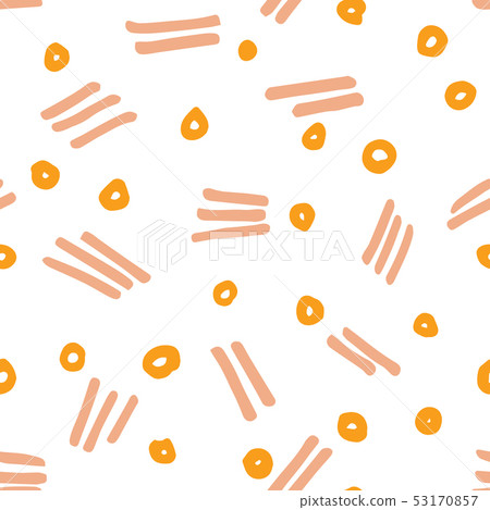 Abstract Seamless Pattern. Brush Strokes. 53170857