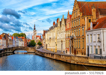 Bruges Old Town, Belgium 53170928
