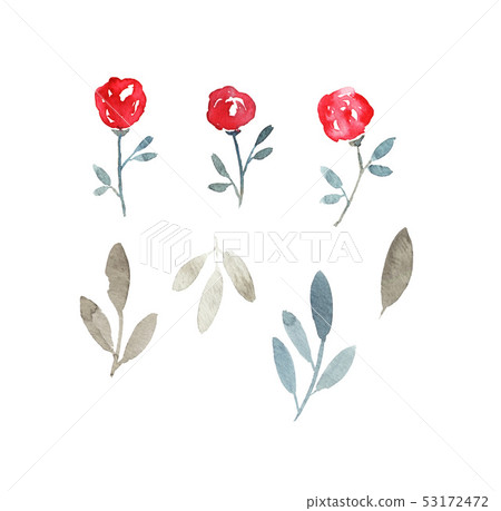 Modern watercolor set Modern watercolor set 53172472