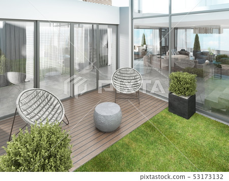 Backyard houses in the style of Contemporary with Backyard houses in the style of Contemporary with 53173132